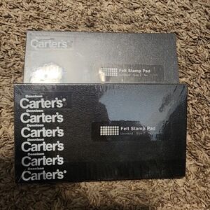 Lot Of 2 UNINKED Carter's Felt Stamp Pads Size 2 No 21022